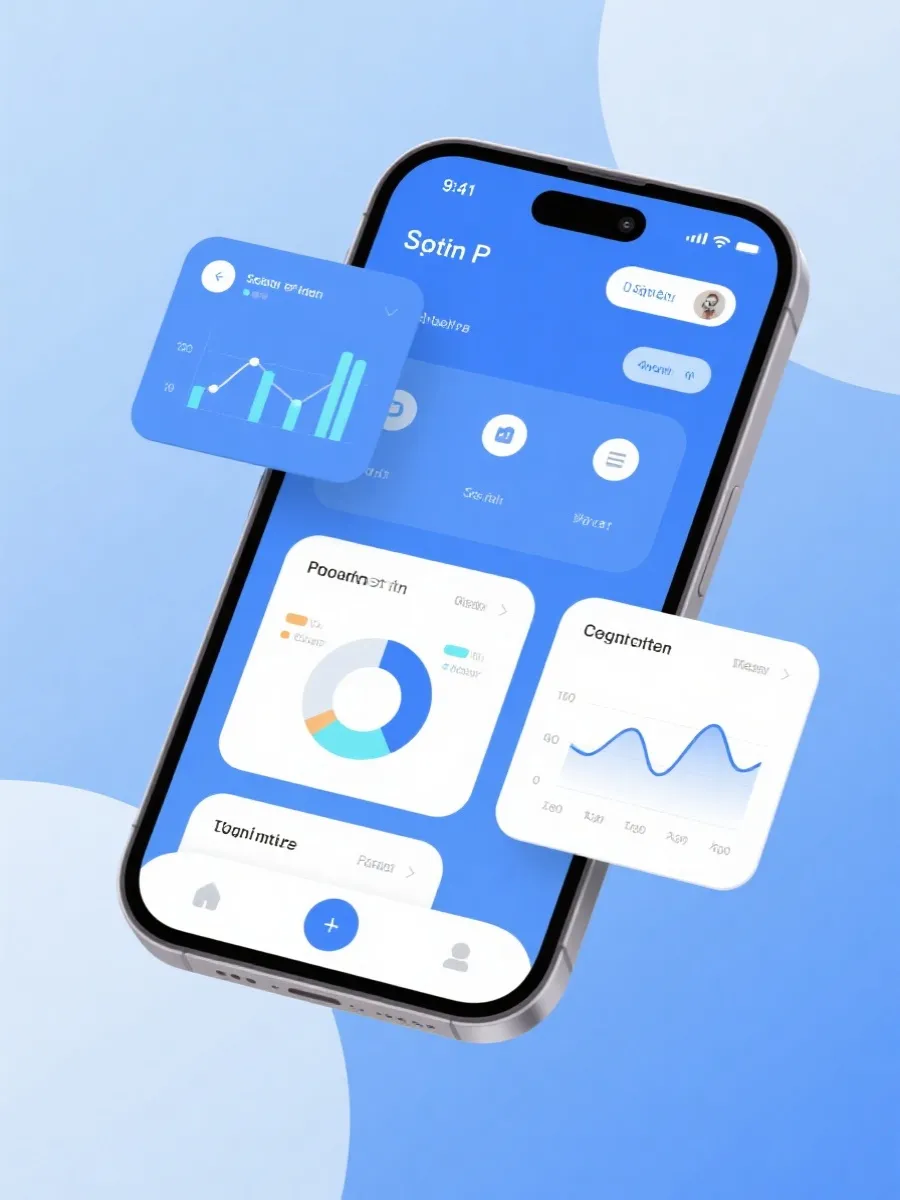 七星彩APP界面示意图